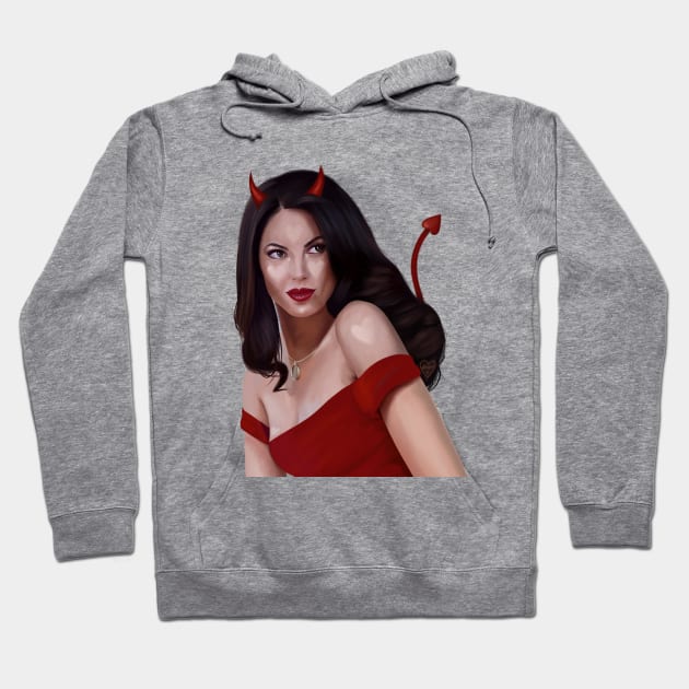 Rubi La Diabla Hoodie by thelamehuman